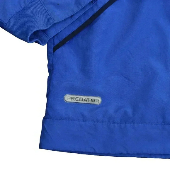Adidas Predator Clima 365 Jacket Windbreaker Lightweight Blue  Black Size Large - Picture 5 of 12